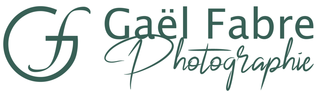 Logo Gael Fabre Photographie vert